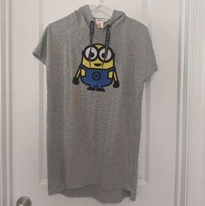 Despicable Me Minion Short-Sleeved Hoodie